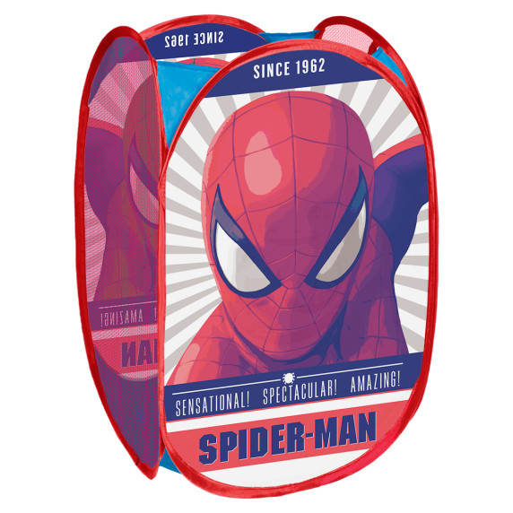 Coș depozitare jucării, pliabil - Spiderman