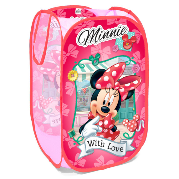 Detský skladací kôš na hračky Minnie Mouse