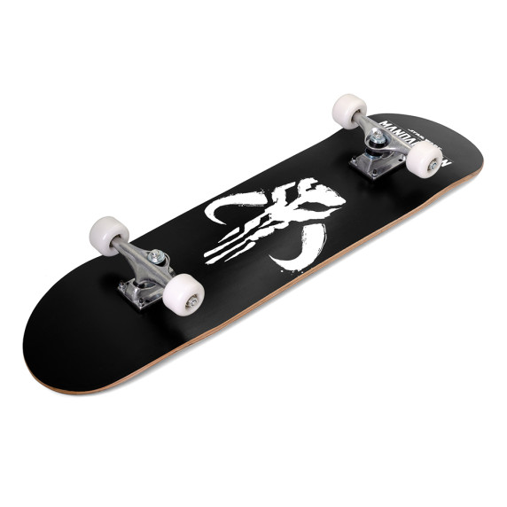 Skateboard din lemn - 79x20x10 cm MANDALORIAN Logo