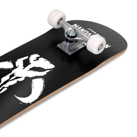 Skateboard din lemn - 79x20x10 cm MANDALORIAN Logo