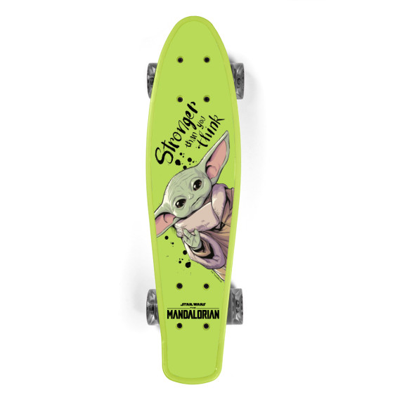 Skateboard - 55 x 14,5 x 9,5 cm - STAR WARS Grogu - Yoda
