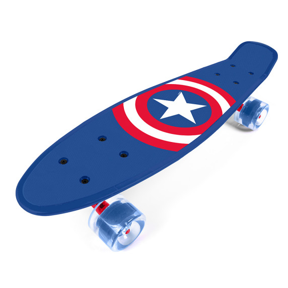 Skateboard - 55 x 14,5 x 9,5 cm - MARVEL Captain America