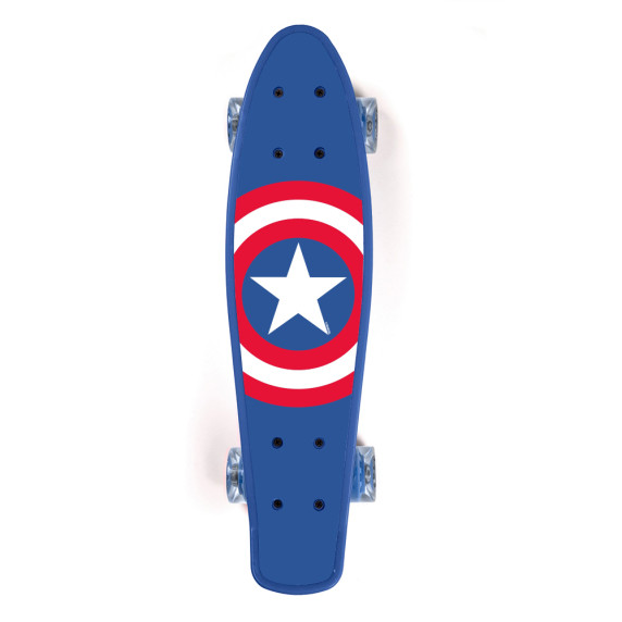 Skateboard - 55 x 14,5 x 9,5 cm - MARVEL Captain America