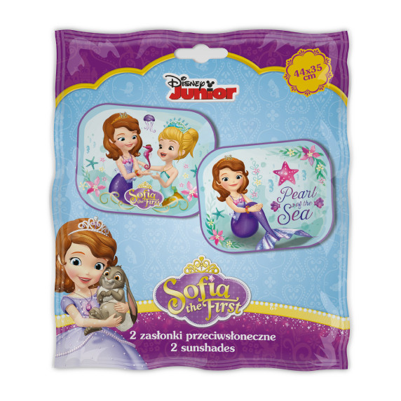 Autós árnyékoló, napellenző DISNEY Sofia hercegnő - 2 darab