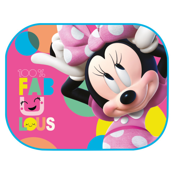 Autós árnyékoló, napellenző DISNEY Minnie egér rózsaszín - 2 darab