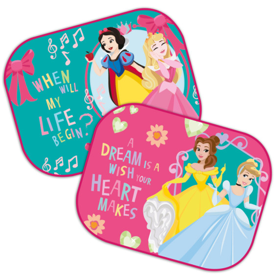 Tienidlá do auta 2 kusy Disney Princess