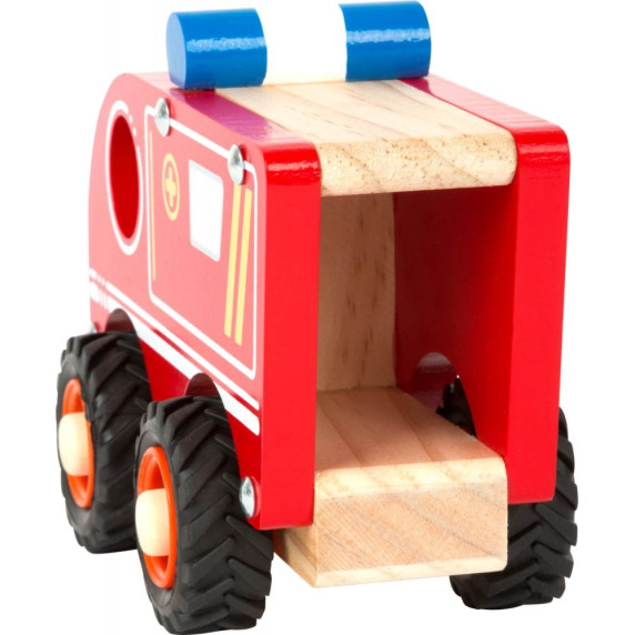 Mașină de jucărie din lemn - SMALL FOOT DESIGN - ambulanță