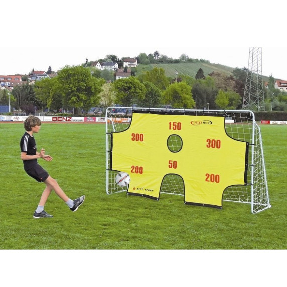 Futbalová bránka s tréningovými otvormi 290 x 165 x 90 cm SPARTAN