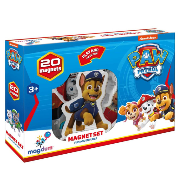 Mágneskészlet Mancs őrjárat NICKELODEON ML4034-01
