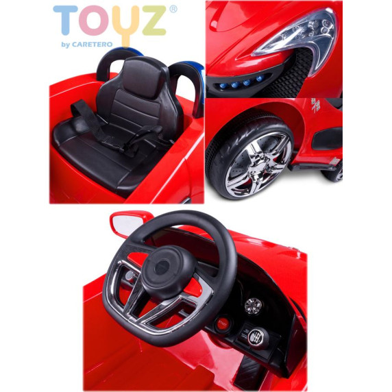 Elektrické autíčko Toyz Aero 2 motory/2 rýchlosti - čierne