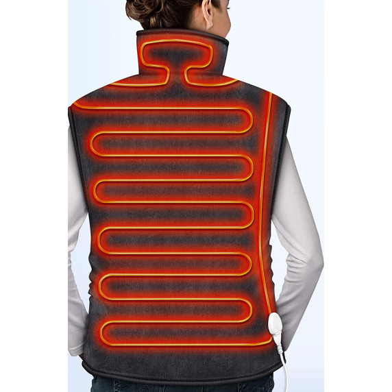 Pătură electrică de încălzire Tresko pentru spate și gât -  Gri