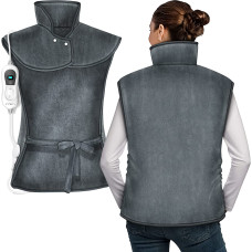 Pătură electrică de încălzire Tresko pentru spate și gât -  Gri - 