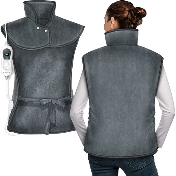 Pătură electrică de încălzire Tresko pentru spate și gât -  Gri