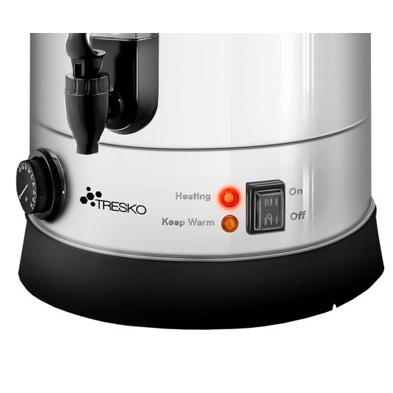 Varič vareného vína 6,8 l TRESKO 1385-001 - strieborný