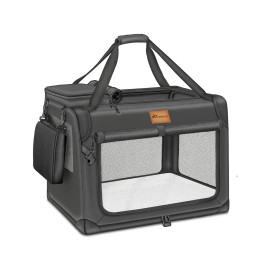 Prepravka pre psy a mačky 70x52x52 cm TRESKO THDB-003 - sivá - 