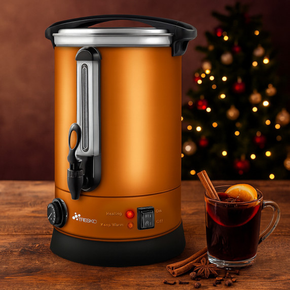 Fierbător pentru vin fiert 6,8 l TRESKO 1385-013 – portocaliu
