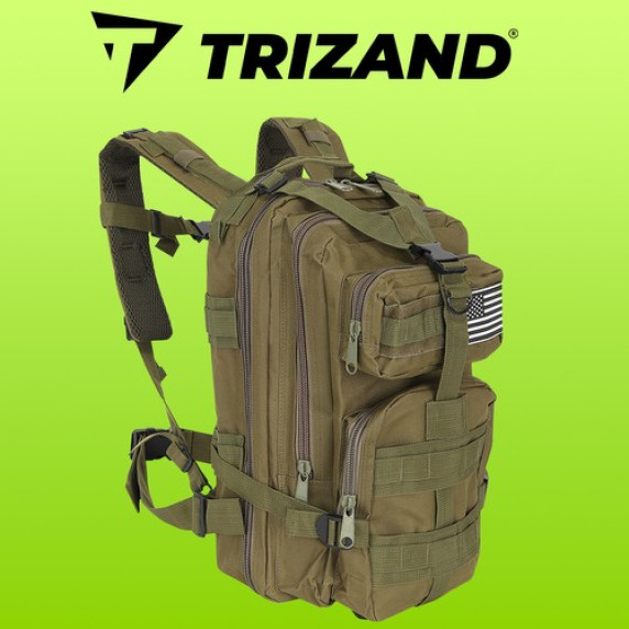 Túrahátizsák TRIZAND 23243 - Khaki zöld