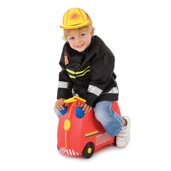 TRUNKI cestovný kufrík a odrážadlo Hasič