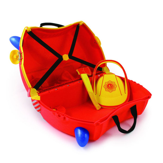 TRUNKI cestovný kufrík a odrážadlo Hasič