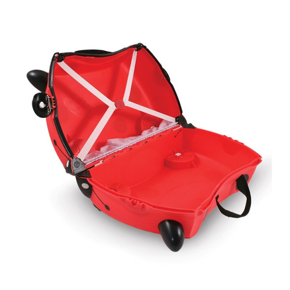 TRUNKI gurulós gyerek bőrönd - Katicabogár