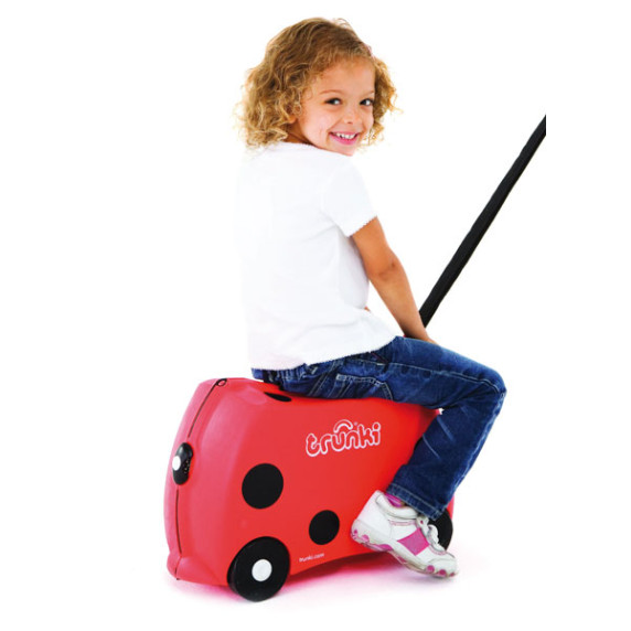 TRUNKI gurulós gyerek bőrönd - Katicabogár