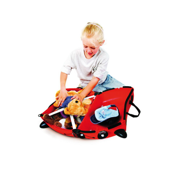 TRUNKI gurulós gyerek bőrönd - Katicabogár