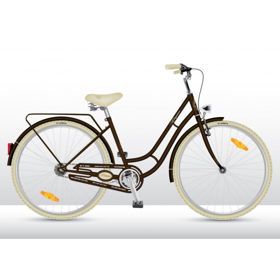 VEDORA dámsky bicykel Elegance 28 2019 - Hnedý
