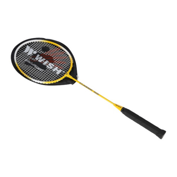 Bedmintonová raketa WISH Alumtec 215 žltá