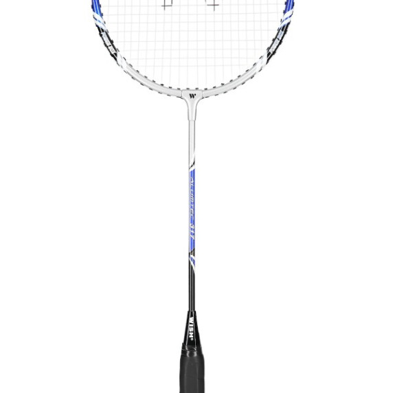 Bedmintonová raketa WISH Alumtec 317 strieborno-modrá