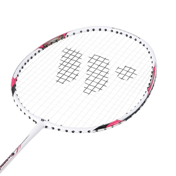 Badmintonová raketa WISH Steeltec 9, červená