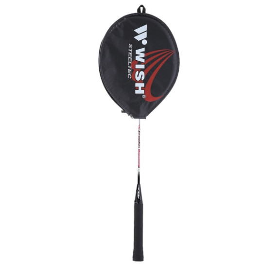 Badmintonová raketa WISH Steeltec 9, červená
