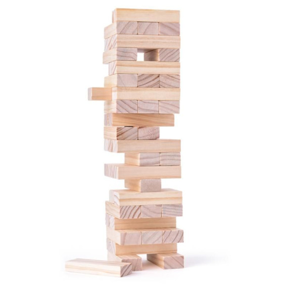 Jenga fa torony társasjáték WOODYLAND