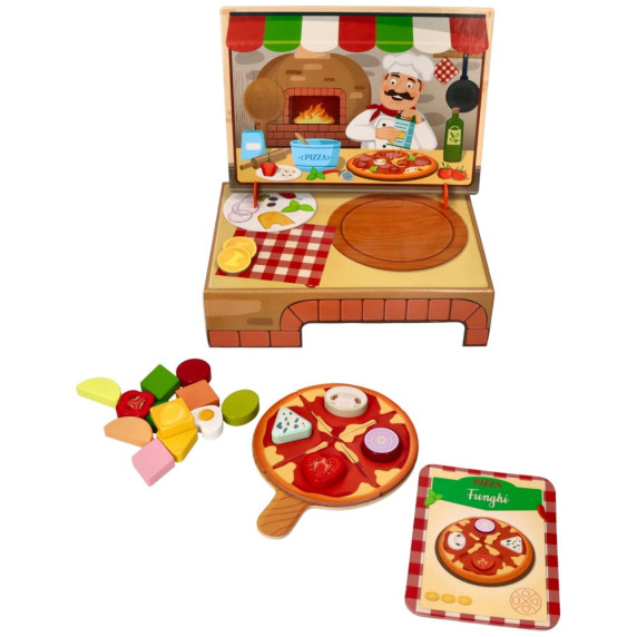 Drevená hračka WOODYLAND Carlo's Pizzeria