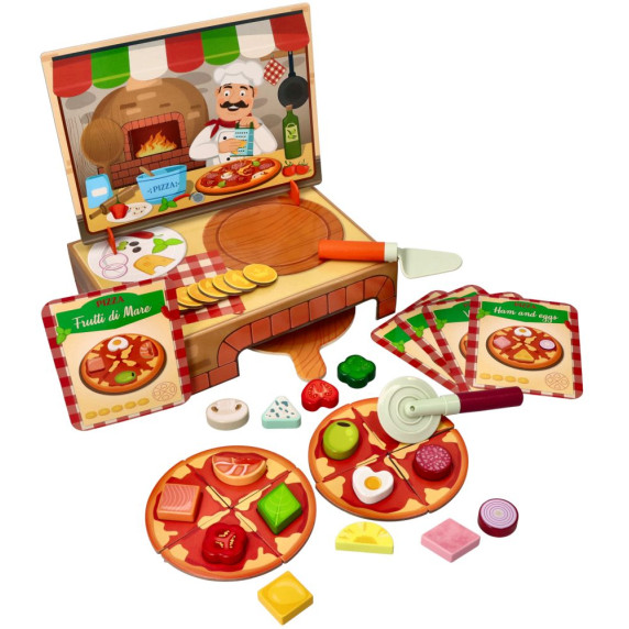 Drevená hračka WOODYLAND Carlo's Pizzeria