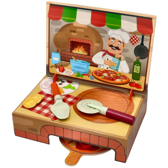 Drevená hračka WOODYLAND Carlo's Pizzeria