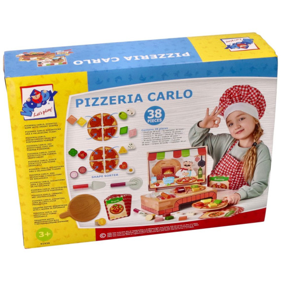 Drevená hračka WOODYLAND Carlo's Pizzeria