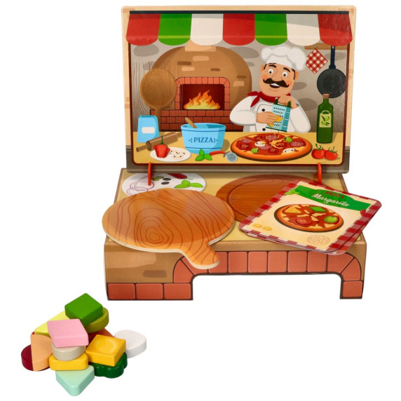 Drevená hračka WOODYLAND Carlo's Pizzeria