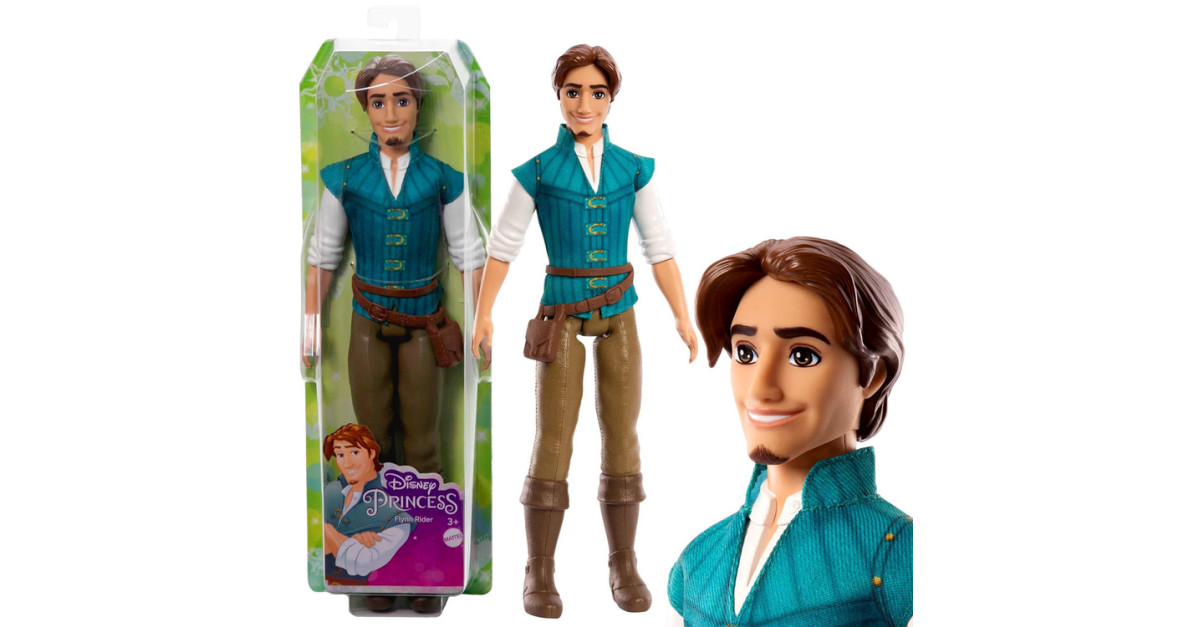 Flynn Rider baba az Aranyhajból Mattel Disney Princess | Játékbaba ...