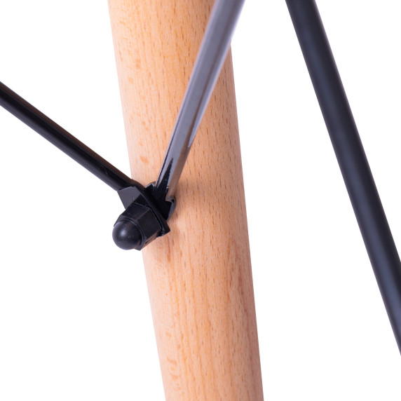 Skandináv stílusú kerek étkezőasztal 60 cm AGA MR2030-WHITE - Fehér