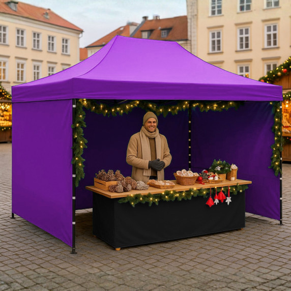 Nožnicový stánok PARTY 3x4,5 m AGA MR3x4,5Purple - fialový