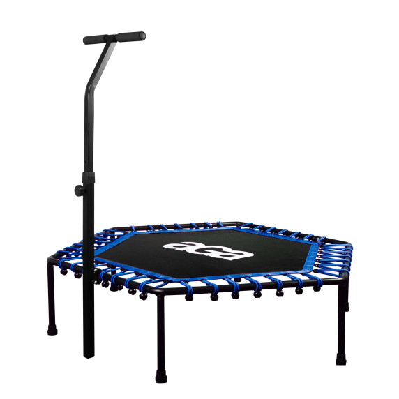 FITNESS Trampolin s ručkom 130 cm AGA MR1130DARKBLUE - plavi