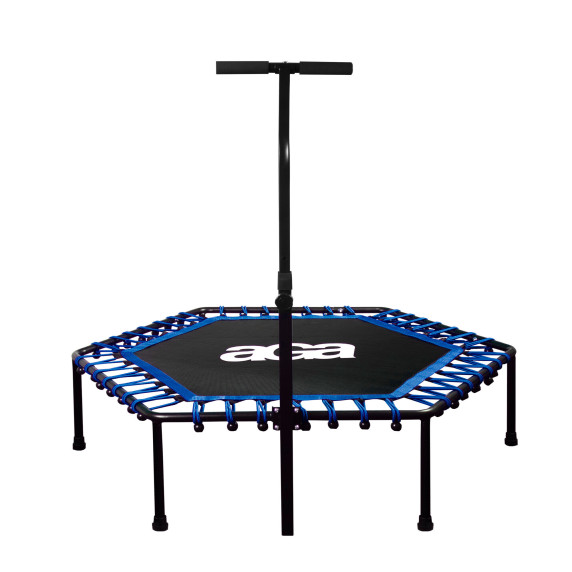 FITNESS Trampolin s ručkom 130 cm AGA MR1130DARKBLUE - plavi