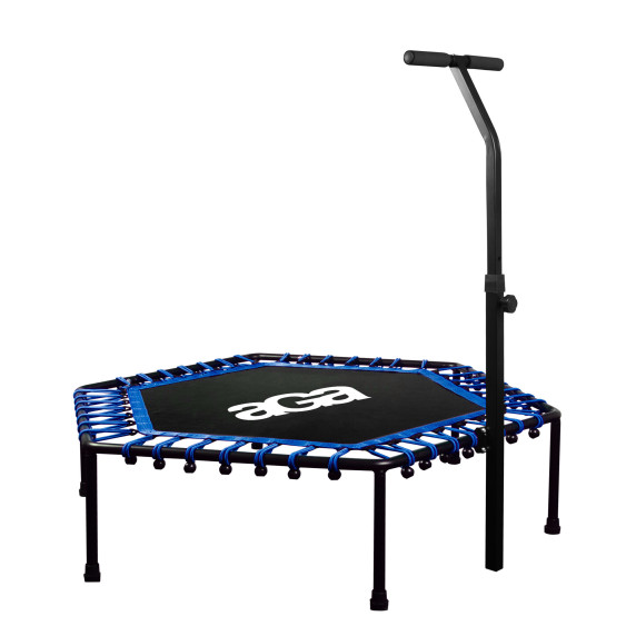 FITNESS Trampolin s ručkom 130 cm AGA MR1130DARKBLUE - plavi